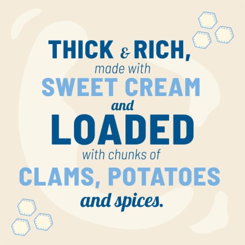 Blount Clam Shack Gluten Free New England Clam Chowder Soup Perspective: left