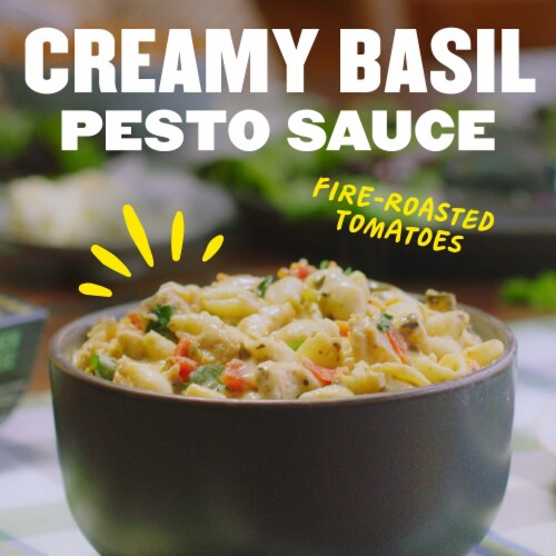 Panera Bread Ready-to-Heat Chicken Caprese Pasta Meal Perspective: left