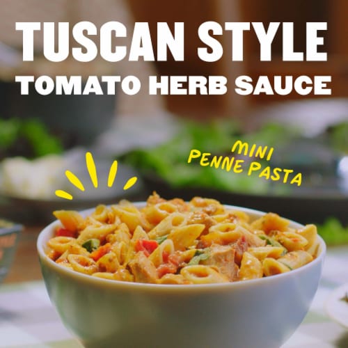 Panera Bread Ready-to-Heat Tuscan Style Chicken Pasta Meal Perspective: left
