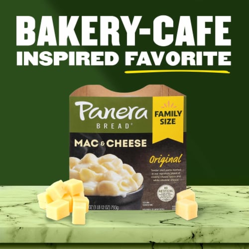 Panera Bread Ready-to-Heat Family Size Mac & Cheese, Microwave Meal Perspective: left