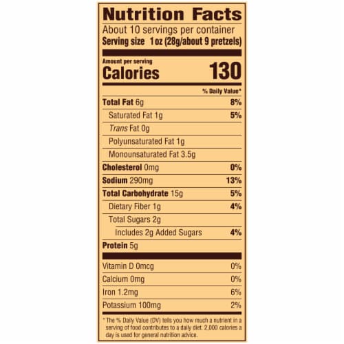 Snyder's of Hanover Peanut Butter Filled Pretzel Pieces Perspective: left