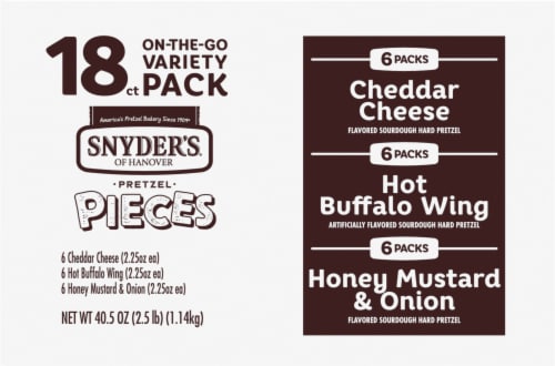 Snyder's of Hanover Pretzel Pieces Variety Pack Perspective: left