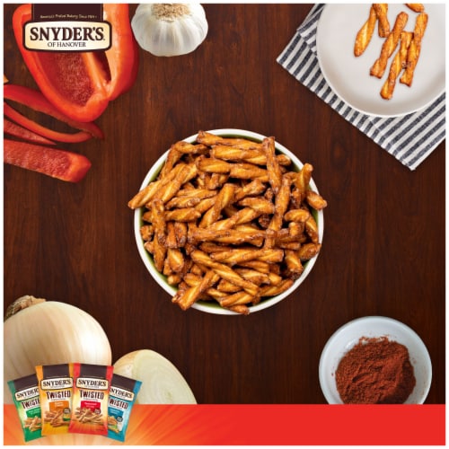 Snyder's® of Hanover Twisted Seasoned Pretzel Sticks Perspective: left