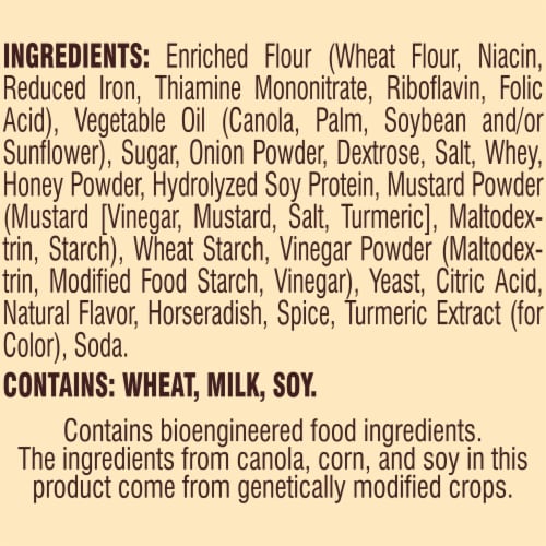 Snyder's of Hanover Honey Mustard & Onion Flavored Pretzel Pieces Perspective: left