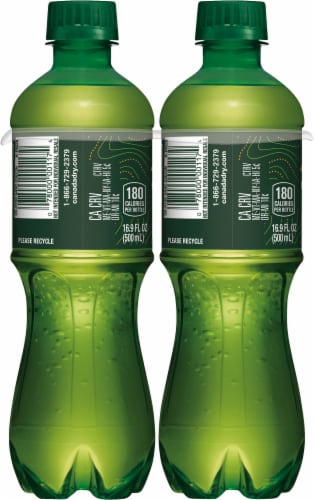 Canada Dry® Ginger Ale Soda Bottles Perspective: left