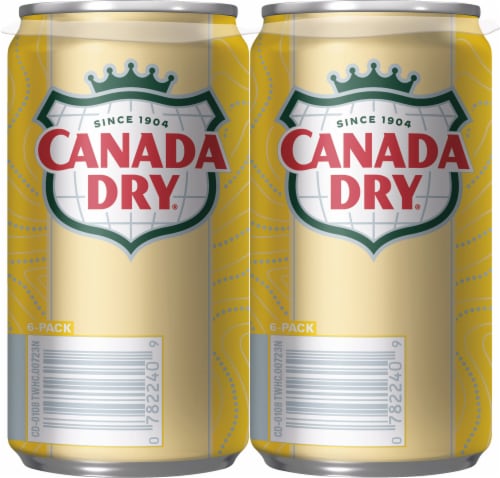 Canada Dry® Tonic Water Cans Perspective: left