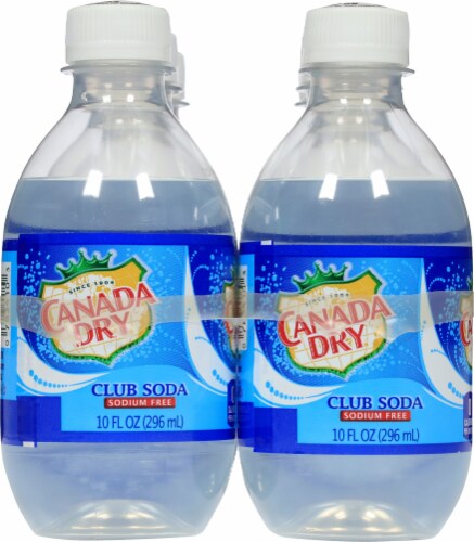 Canada Dry® Club Soda Bottles Perspective: left