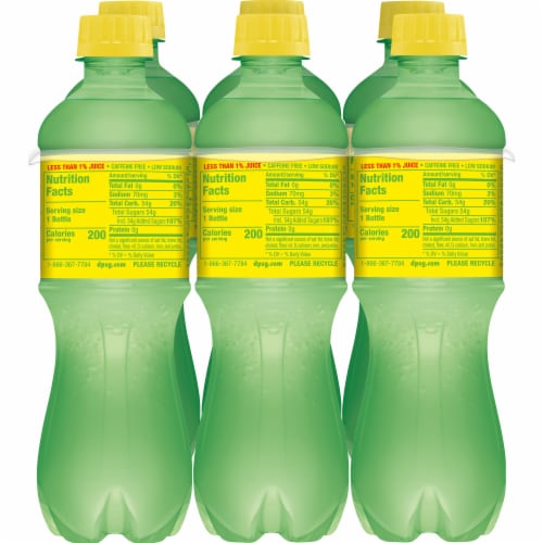 Squirt® Citrus Soda Bottles Perspective: left
