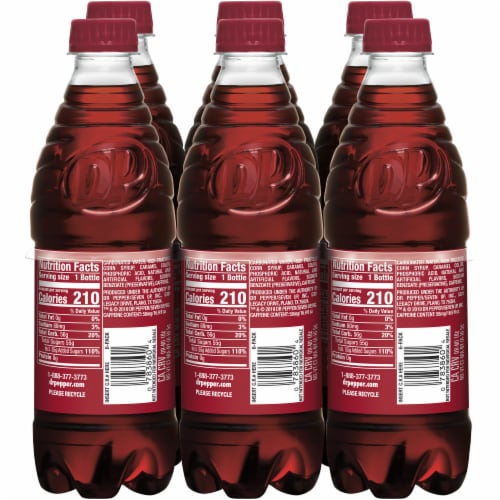 Dr Pepper® Soda Bottles Perspective: left