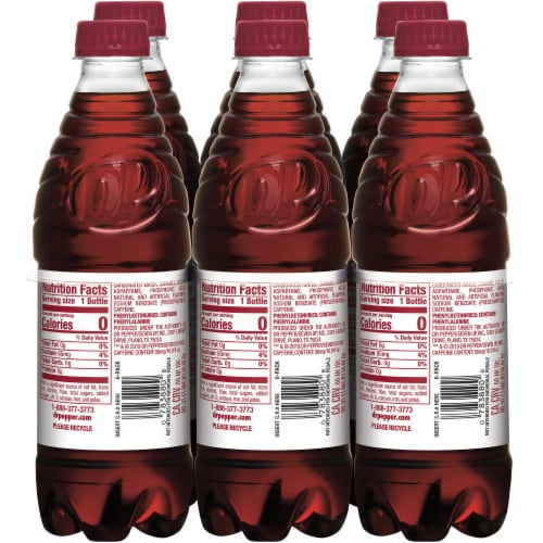 Diet Dr Pepper® Soda Bottles Perspective: left