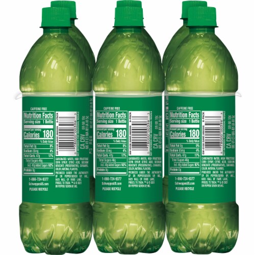 Schweppes® Ginger Ale Soda Bottles Perspective: left