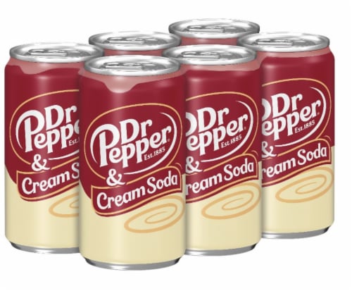 Dr Pepper® & Cream Soda Mini Cans Perspective: left