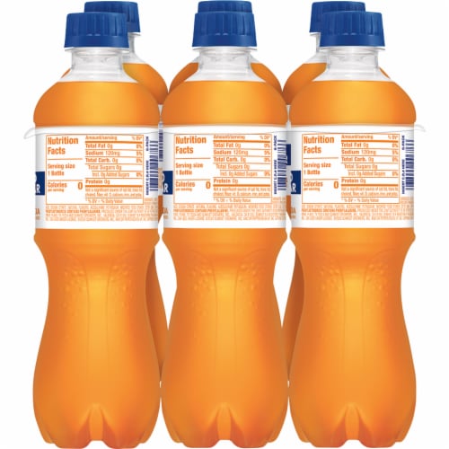 Sunkist® Orange Zero Sugar Soda Bottles Perspective: left