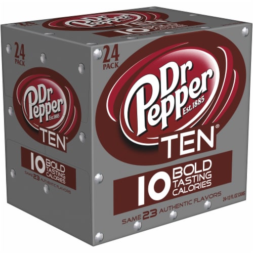 Dr Pepper TEN Soda, 24 cans / 12 fl oz Foods Co.