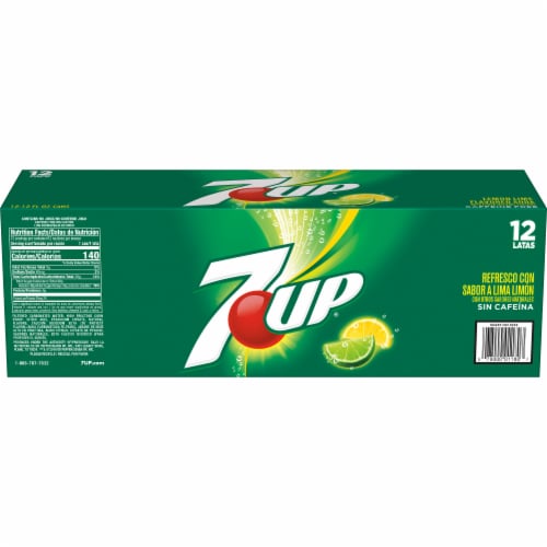 7UP® Lemon Lime Soda Cans Perspective: left