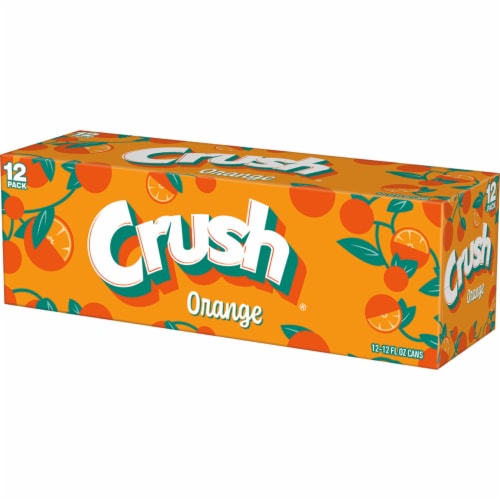 Crush® Orange Soda Cans Perspective: left