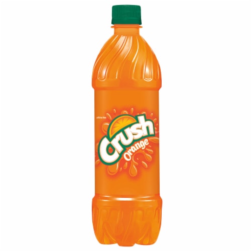 Crush® Orange Soda Bottles Perspective: left