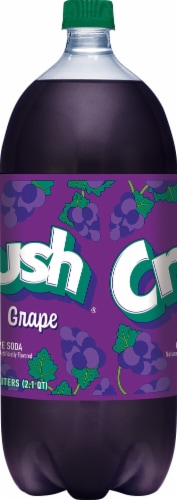 Crush® Grape Soda Bottle Perspective: left