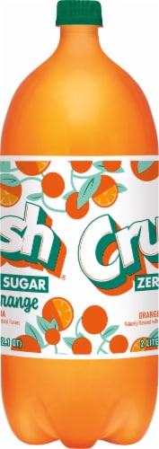Crush® Zero Sugar Diet Orange Soda Perspective: left