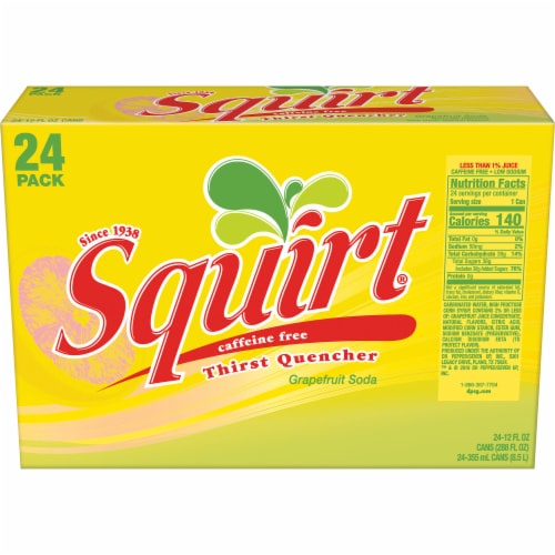 Squirt® Naturally Flavored Citrus Soda Perspective: left
