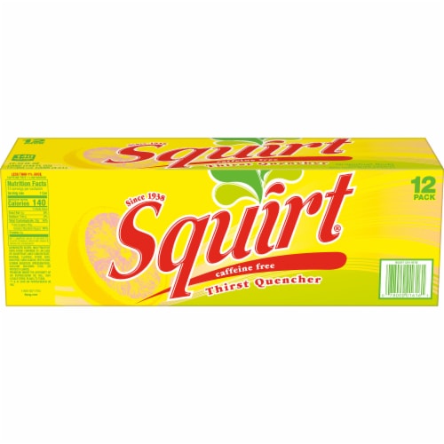 Squirt® Grapefruit Soda Cans Perspective: left