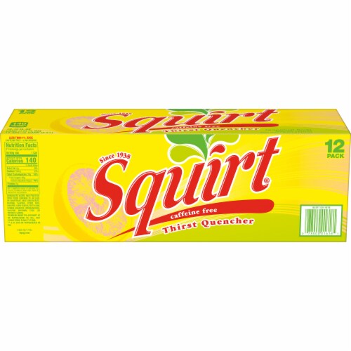 Squirt® Grapefruit Soda Cans Perspective: left