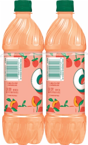 Crush® Peach Soda Bottles Perspective: left