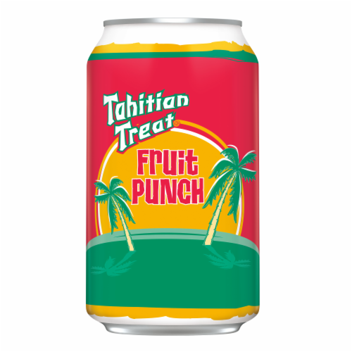 Tahitian Treat® Fruit Punch Soda Cans Perspective: left