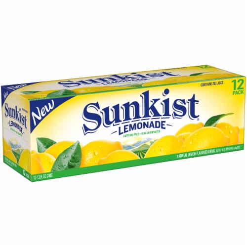Sunkist Lemonade Beverage Perspective: left