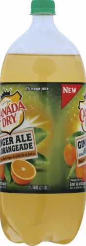 Canada Dry Ginger Ale and Orangeade Perspective: left