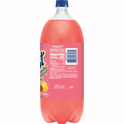 Sunkist® Strawberry Lemonade Soda Bottle Perspective: left