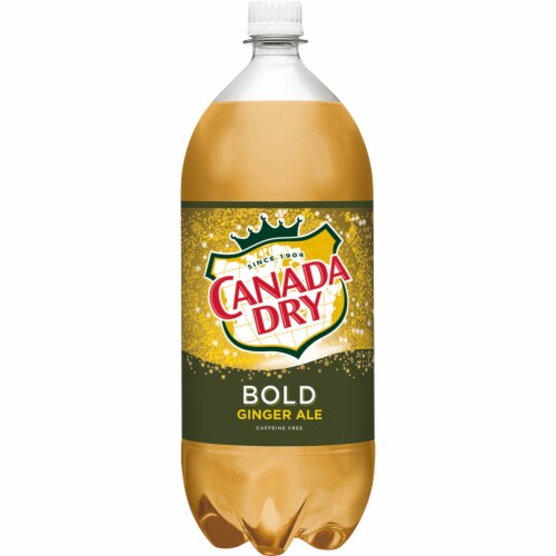 Canada Dry® Bold Ginger Ale Soda Bottle Perspective: left