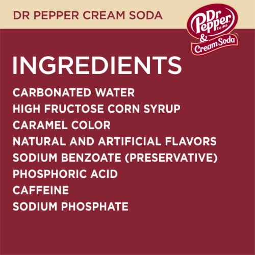 Dr Pepper® & Cream Soda Bottles Perspective: left