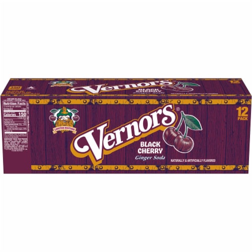 Vernors Black Cherry Soda, 12 fl oz - Kroger