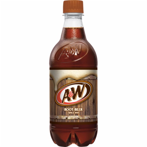 A&W® Root Beer Soda Bottle Perspective: left