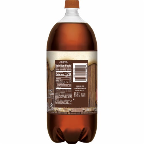A&W® Root Beer Soda Bottle Perspective: left