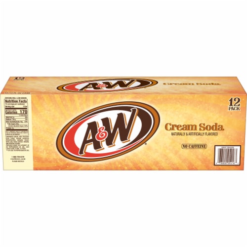 A&W® Cream Soda Cans Perspective: left