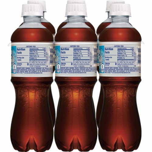 Diet Rite Pure Zero Cola Soda Bottles Perspective: left