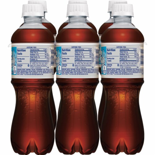 Diet Rite Pure Zero Cola Soda Bottles Perspective: left