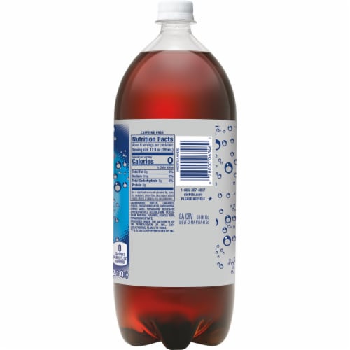 Diet Rite Pure Zero Cola Soda Perspective: left