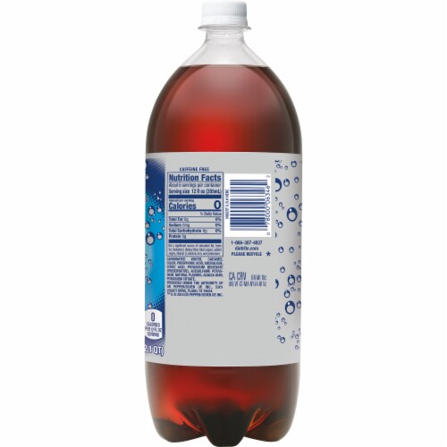 Diet Rite Pure Zero Cola Soda Perspective: left