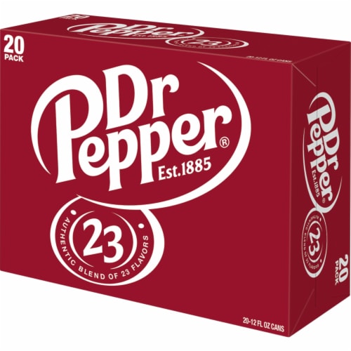 Dr Pepper Soda Perspective: left