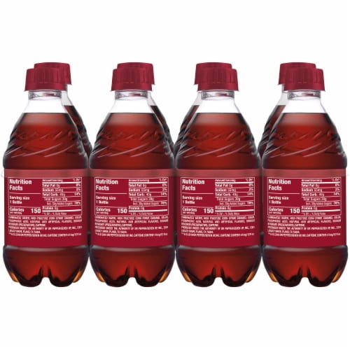 Dr Pepper® Soda Bottles Perspective: left