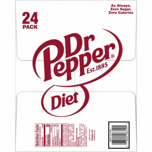 Diet Dr Pepper® Soda Cans Perspective: left