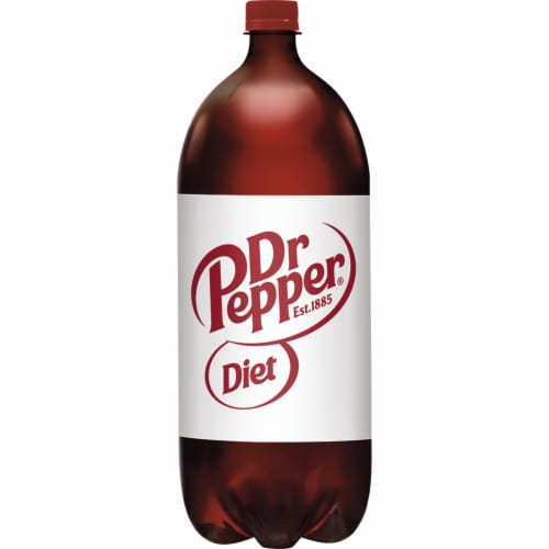 Diet Dr Pepper® Soda Bottle Perspective: left