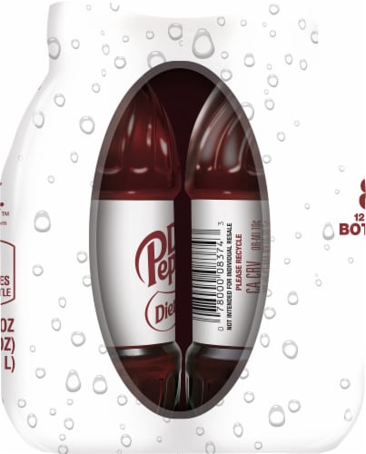 Diet Dr Pepper® Soda Bottles Perspective: left