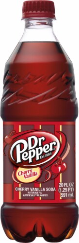 Dr Pepper Cherry Vanilla Soda Perspective: left