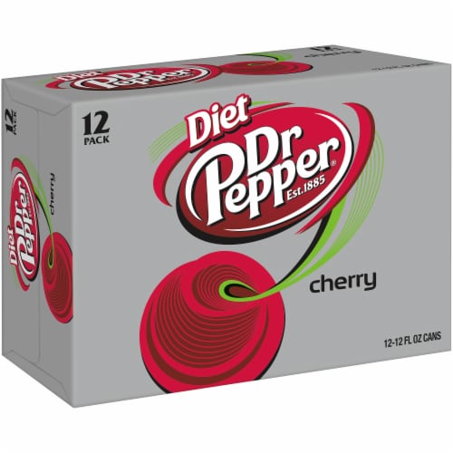 Diet Dr Pepper Cherry Soda Perspective: left