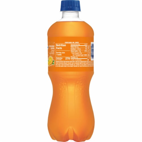 Sunkist® Orange Soda Bottle Perspective: left