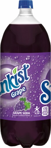 Sunkist® Grape Soda Bottle Perspective: left